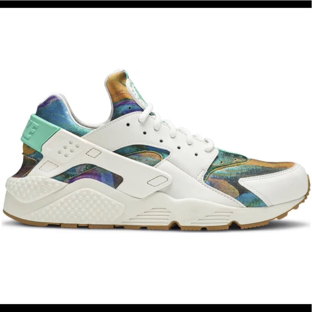 Nike Air Huarache Run Print ‘Alternate Galaxy’ Men size 8 blue/yellow Tie-Dye